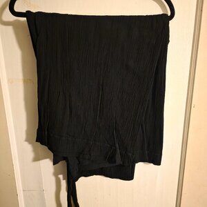 Sseko black wide leg pants plus size